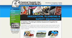 Desktop Screenshot of centralsupplyhawaii.com